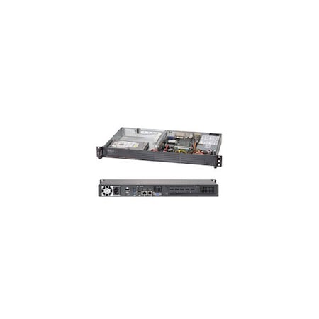 Supermicro SuperServer Intel Atom N2800 200W 1U RackmountServer BareboneSyst SYS-5017A-EP